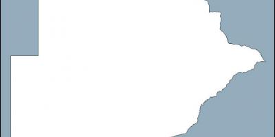Kaart van Botswana kaart overzicht